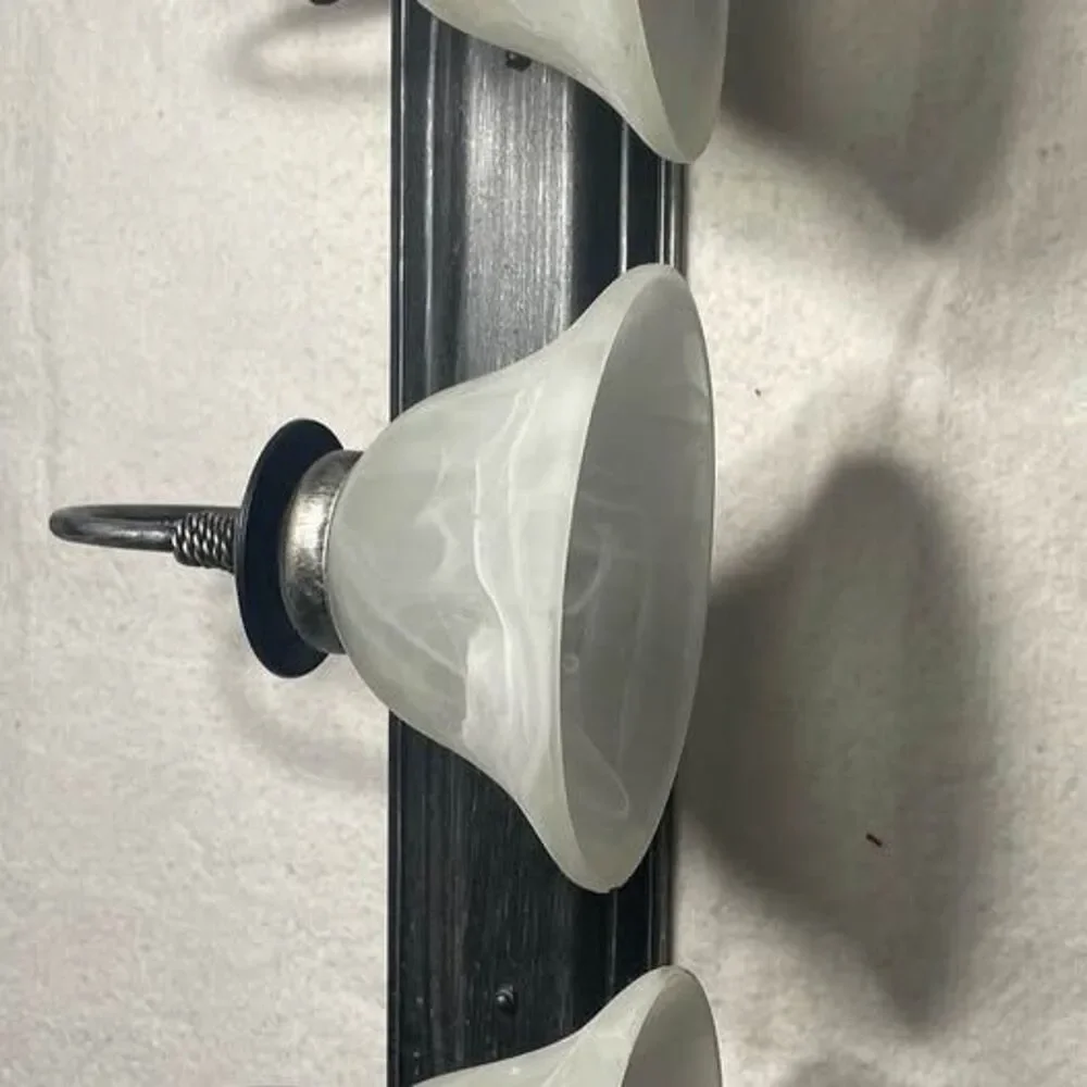 Color: Antique Black 3 Bulb Vanity Light for Bathroom - 3 Available $20 Each